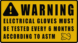 Wear Rubber Gloves When Working With Electricity