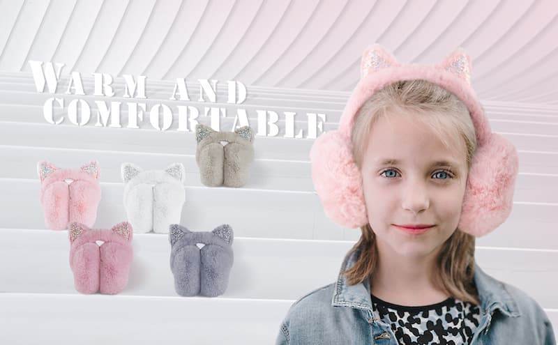 Surblue Cute Animal Earmuffs for Girls